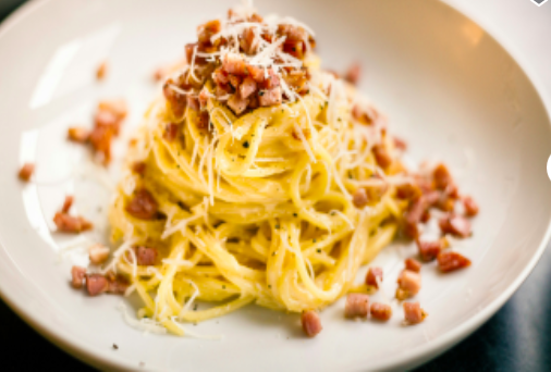 Scratch Made Linguini with Carbonara