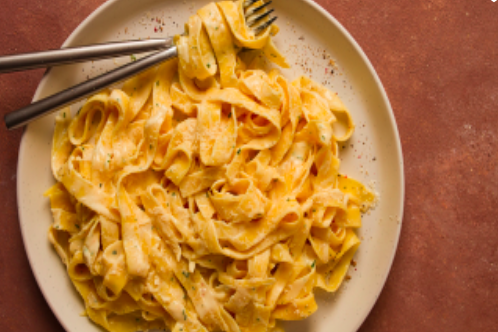 Handmade Fettuccine with Alfredo Sauce