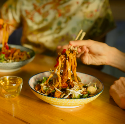 Thai Drunken Noodles & Tom Yum Soup (For two people)