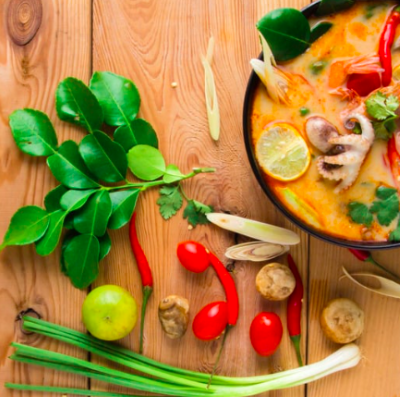 Thai Drunken Noodles & Tom Yum Soup (For two people)
