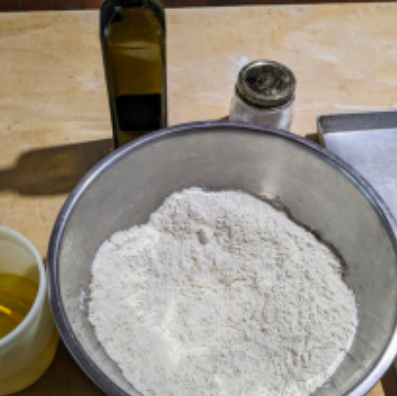 Fresh Focaccia Bread with Pesto