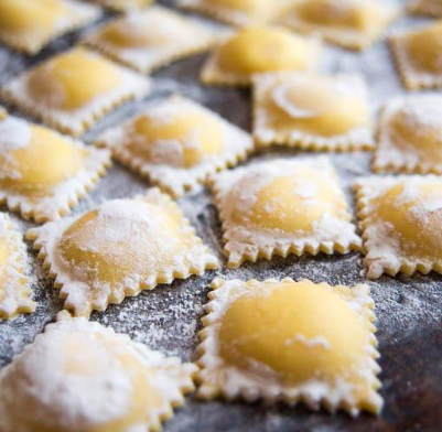 Handmade Ravioli with Brown Butter & Sage Sauce