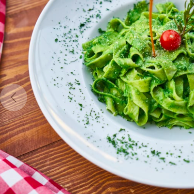 Pasta and Pesto from Scratch