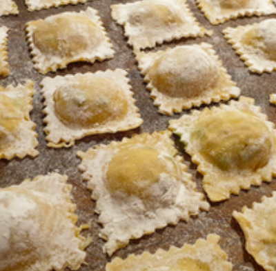 Classic Handmade Ravioli for Two People