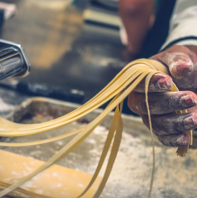 Authentic Tagliatelle al Pesto