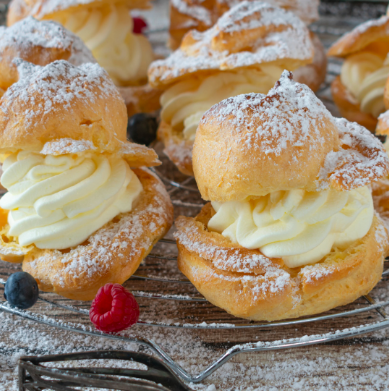 Introduction to French Pastry: Cream Puffs & Eclairs