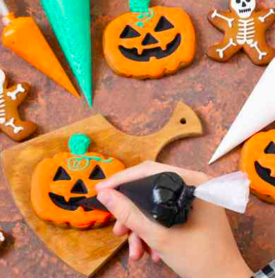 Halloween Cookie Decorating