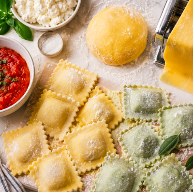 Ravioli Two Ways: Handmade Pasta & Sauces