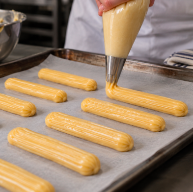 French Pastry: Eclairs & Profiteroles