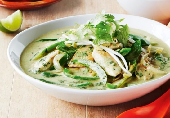 Authentic Thai Green Curry & Sticky Rice Dessert
