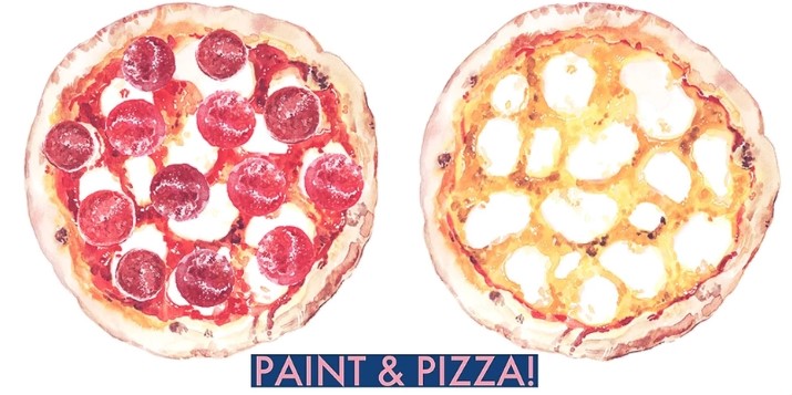 Paint & Pizza Workshops @ Brooklyn DOP