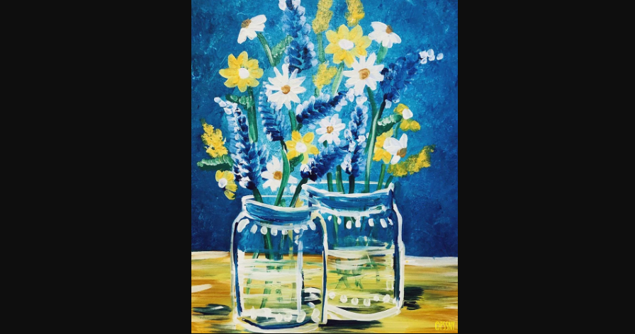 Paint and Sip: Farmhouse Daisies