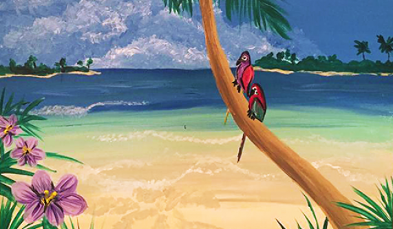 Paint and Sip: Caribbean Getaway