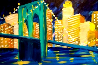 Paint And Sip Brooklyn Bridge Byob Painting Classes New York