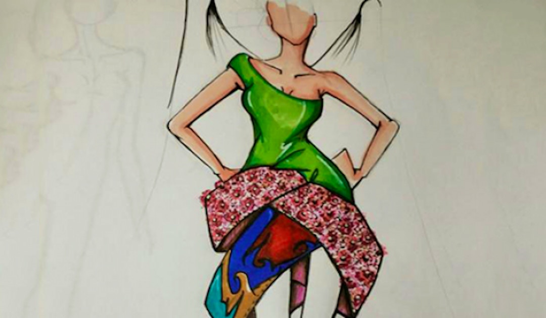 couture fashion drawing