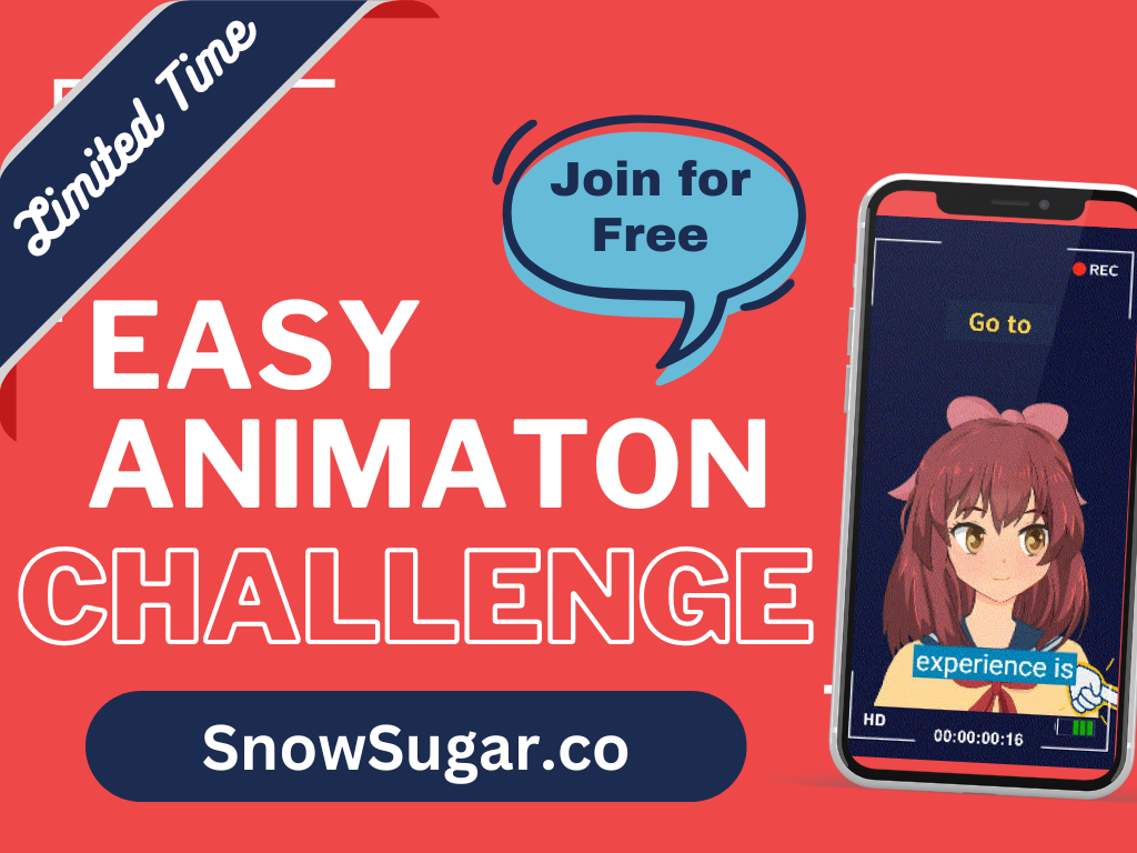 Easy Animation Challenge - SnowSugar.co [Class in Online] @ TeSage ...