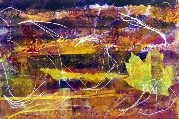 Creating Naturally - Monotype Printing with Ink