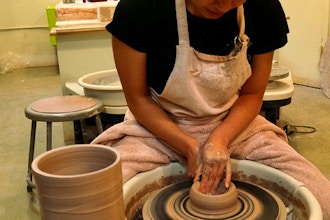 NYC: Wheel Throwing Pottery (Peak Hours)