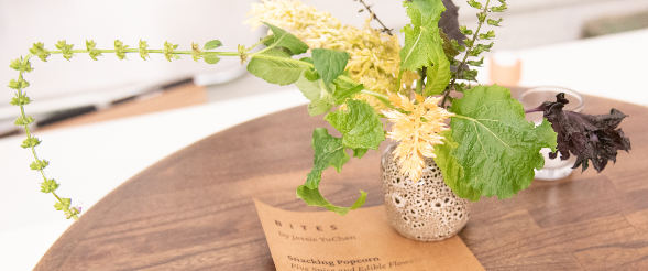 Edible Arrangements: Herbal and Floral Bud Vase Arranging Class