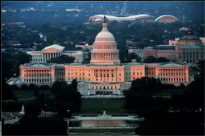Golden Hour from the Top of the Washington Monument
