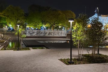 World War II Memorial At Night