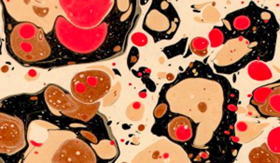 Paper Marbling - Florentine Psychodelia