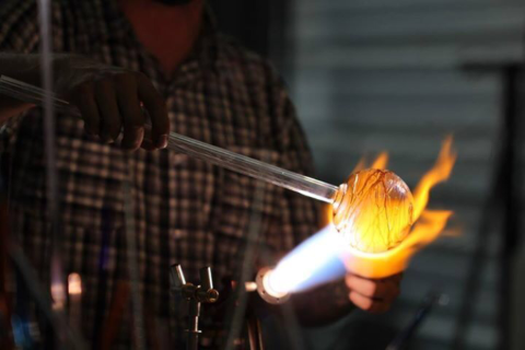 Holiday Ornaments (Furnace Glassblowing)