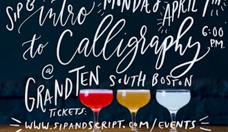 Modern Calligraphy for Beginners at Dunn & Sons - Sip & Script