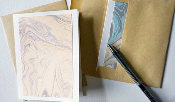 Marbled Cards