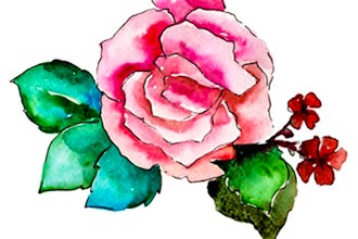 Sumi E Rose Painting Classes Washington Dc Coursehorse Plaza Artist Materials Picture Framing