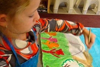 2-3 year Old and Free Form Open Art