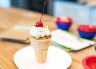 Ice Cream Cone Cupcakes (Ages 2-8 with Caregiver)