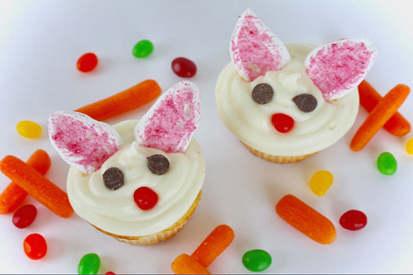 Easter Bunny Cupcakes Ages 2 5 W Caregiver Kids Cupcake