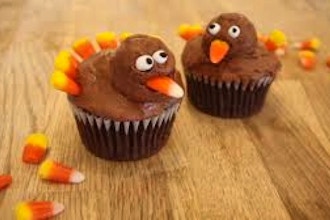 Turkey Cupcakes (Ages 5-8 w/ Caregiver)