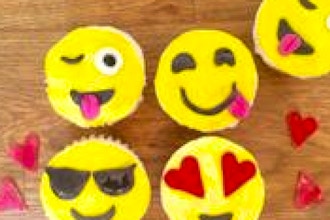 Emoji Movie Cupcakes (Ages 5-8 w/ Caregiver)