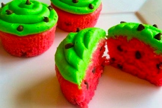 Watermelon Cupcakes (Ages 2-8 w/ Caregiver)