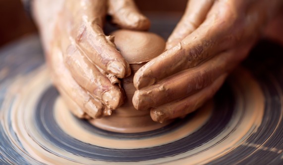 Clay Artists at the Vineyard