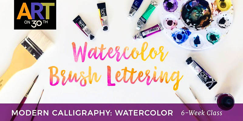 Modern Calligraphy: Watercolor Brush Lettering
