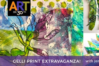Gelli Print Extravaganza: Mixed Media Art Workshop