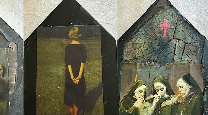 Halloween Spook Houses Paint Over Photo Workshop