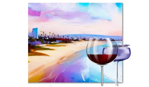 Paint + Sip: Long Beach at Sunset