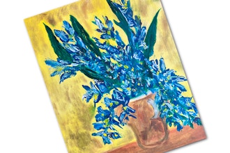 Paint + Sip: Abstract Irises