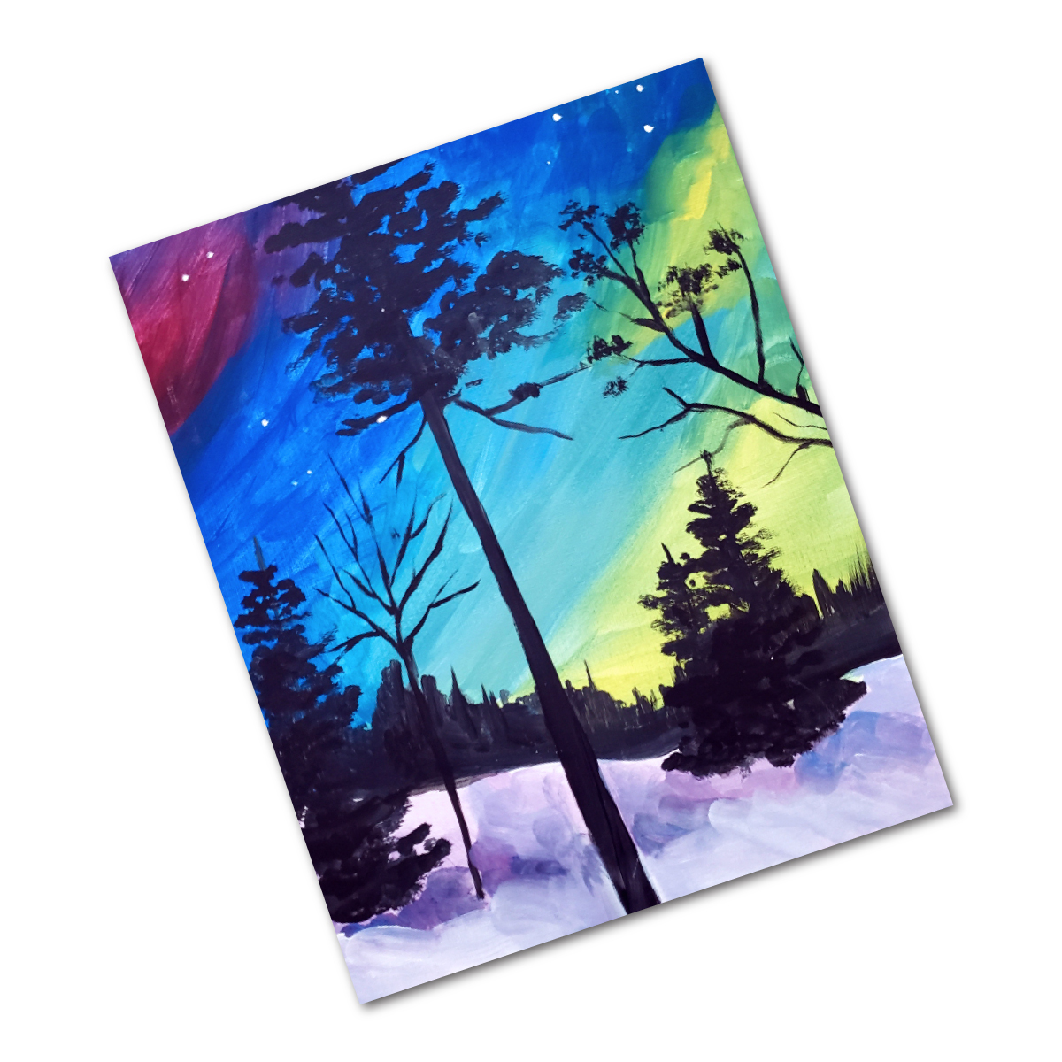 Paint + Sip: Aurora Borealis