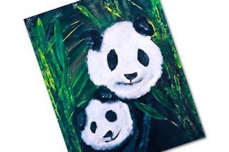 Paint + Sip: Cuddly Pandas 2023