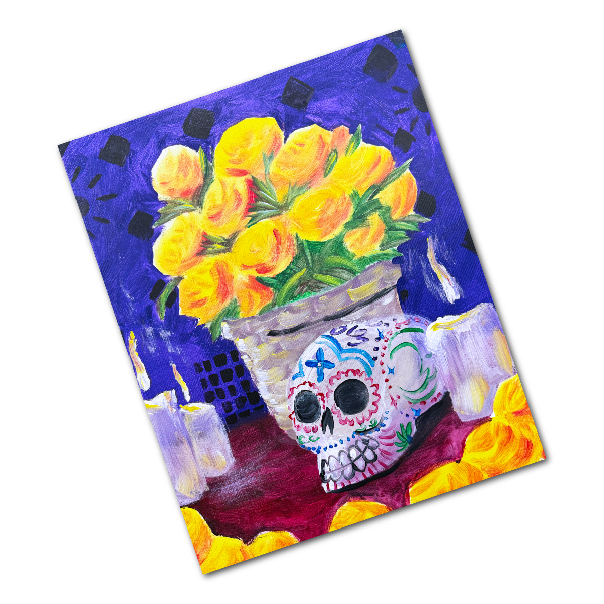 Paint + Sip: Dia De Los Muertos