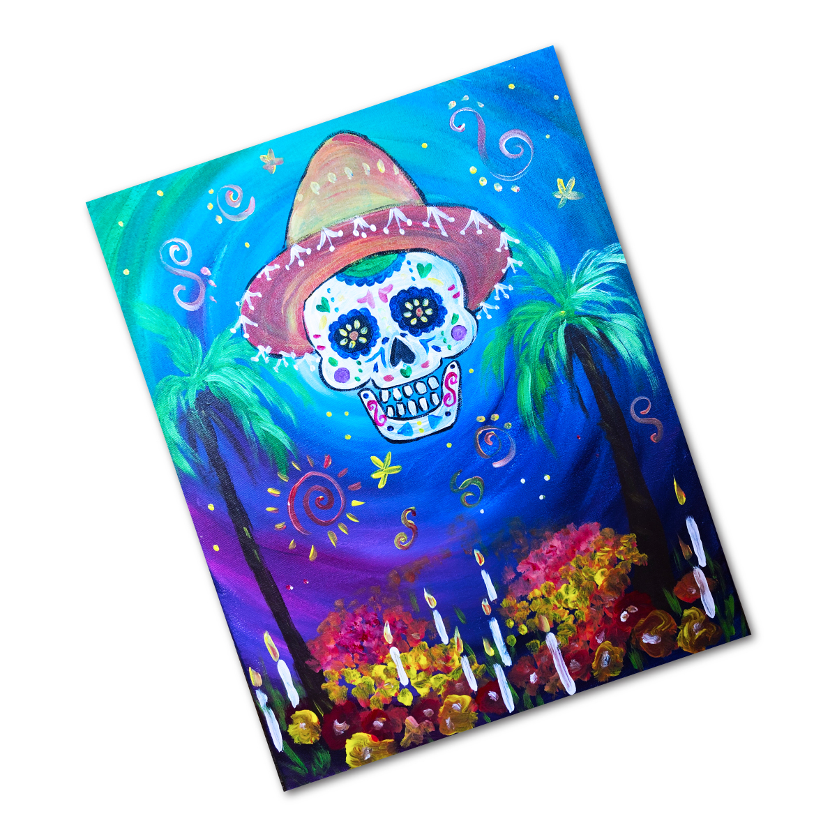 Paint + Sip: Dia de los Muertos
