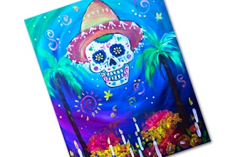 Paint + Sip: Dia De Los Muertos