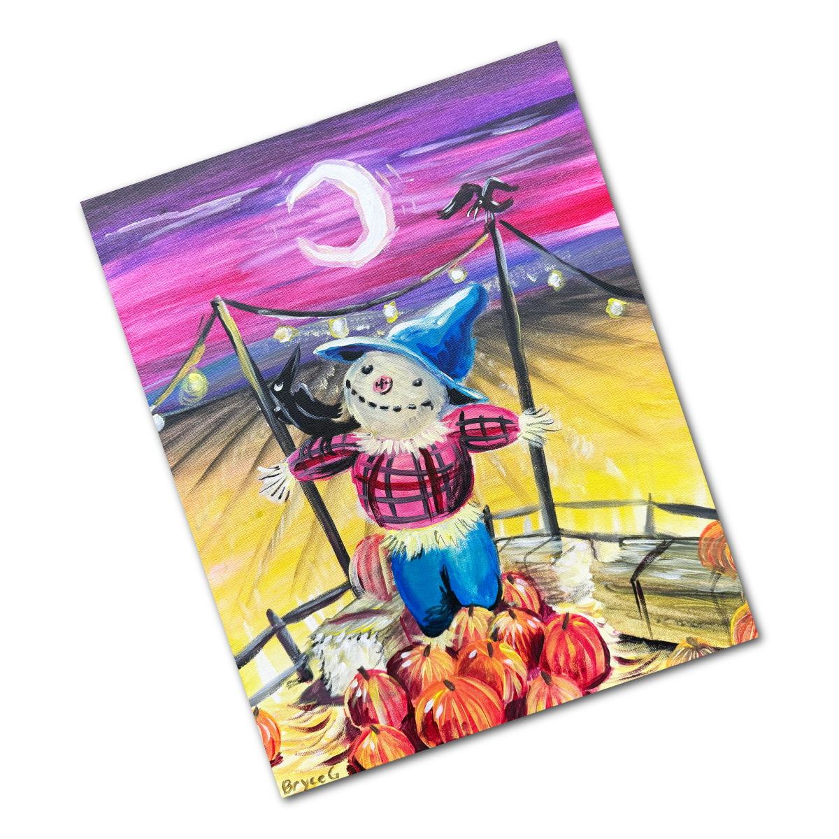 Paint + Sip: Happy Scarecrow