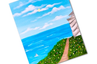 Paint + Sip: Lighthouse in Spring