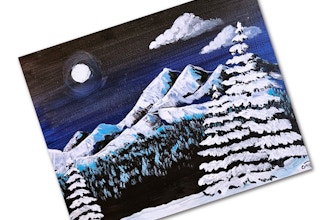 Paint + Sip: Moonlit Snow